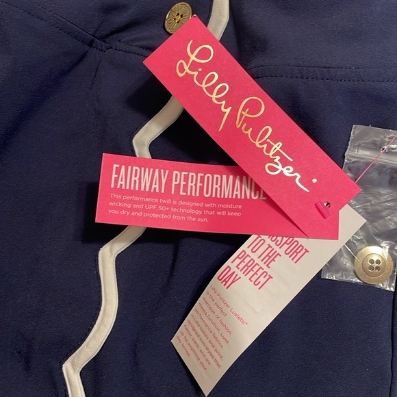 Lilly Pulitzer Navy Mini Skirt - Picture 2 of 5